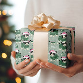 Cadeau Papier d'emballage pour chien de Noël