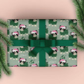 Cadeau Papier d'emballage pour chien de Noël