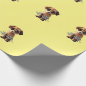Cadeau Papier d'emballage pour chiot mignon (Coin)