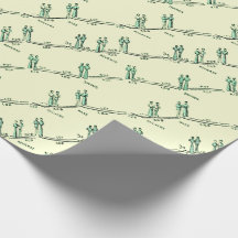 Papier d'emballage pour cours de danse (Jaune)