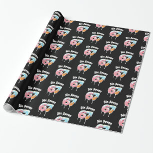 Cadeau Papier d'emballage pour fête Six Sept Meme 6 7