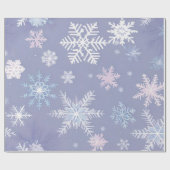 Cadeau papier d'emballage pour flocons de cristal (Plat)