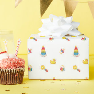 Cadeau Papier d'emballage pour jouets de bébé classiques
