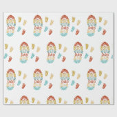 Cadeau Papier d'emballage pour la fête des pères à quatre (Plat)