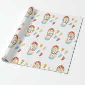 Cadeau Papier d'emballage pour la fête des pères à quatre (Déroulé)
