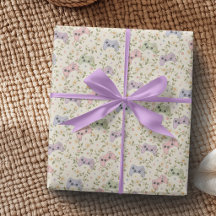Papier d'emballage pour manette Floral Cozy Gamer
