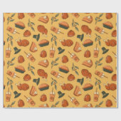 Cadeau Papier d'emballage pour motif d'impression vintage (Plat)