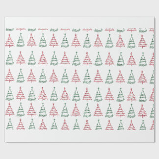 Cadeau Papier d'emballage pour sapin de Noël