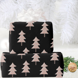 Cadeau Papier d'emballage pour sapin de Noël moderne – Bo