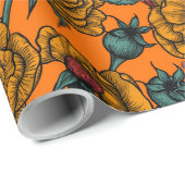 Cadeau Papier d'emballage pour souris rétro (Coin rond)