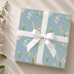 Cadeau Papier d'emballage Prairie de fleurs sauvages past