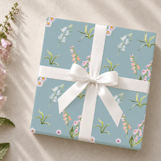 Cadeau Papier d'emballage Prairie de fleurs sauvages past