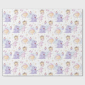 Cadeau Papier d'emballage Princesse et dragon (Plat)