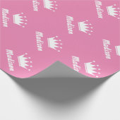 Cadeau Papier d'emballage princesse rose | Matte (Coin)