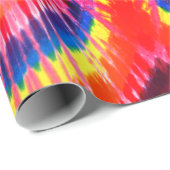 Cadeau Papier d'emballage PSYCHÉDÉLIQUE MAT (Coin rond)