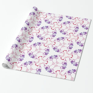 Cadeau Papier d'emballage Pug