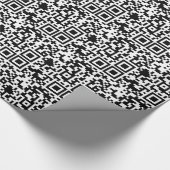 Cadeau Papier d'emballage Qr-Code (Coin)