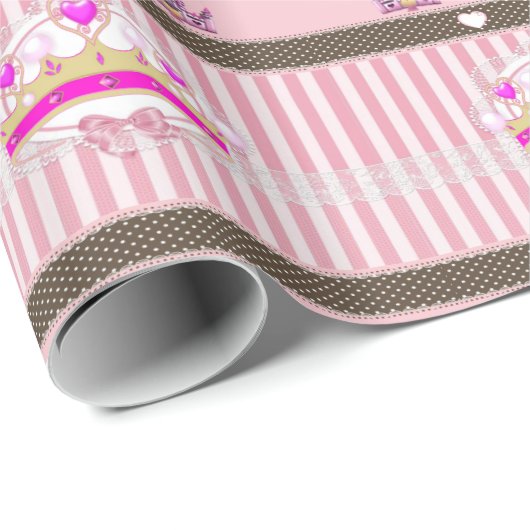 Cadeau Papier d'emballage Queen (Coin rond)