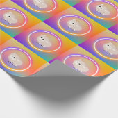 Cadeau Papier d'emballage Rainbow Sheep (Coin)