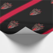 Cadeau Papier d'emballage rayé de Krampus (Coin)