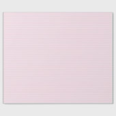 Cadeau Papier d'emballage rayé rose (Plat)