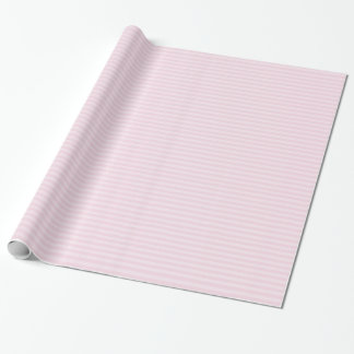 Cadeau Papier d'emballage rayé rose