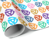 Cadeau Papier d'emballage record d'art de bruit (Coin rond)