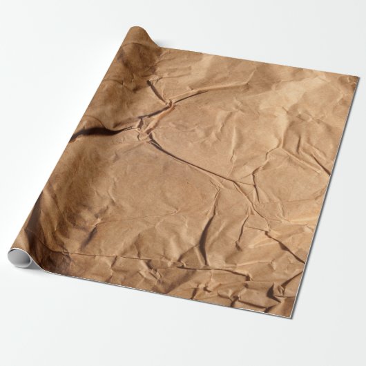 Cadeau Papier d'emballage Recyclé. Texture. (Déroulé)