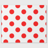 Cadeau Papier d'emballage Red Dot (Plat)