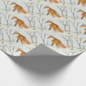 Cadeau Papier d'emballage Red Fox (Coin)