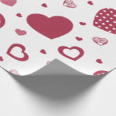 Cadeau Papier d'emballage Red Heart (Coin)