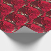 Cadeau Papier d'emballage Red Roses (Coin)