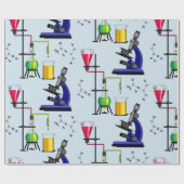 Cadeau Papier d'emballage réglé de chimie (Plat)