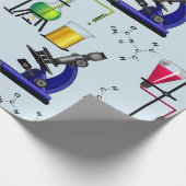 Cadeau Papier d'emballage réglé de chimie (Coin)