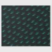 Cadeau Papier d'emballage requin original (Plat)