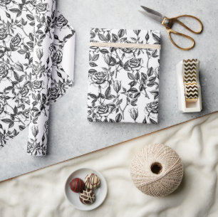 Cadeau papier d'emballage rose