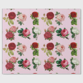 Cadeau Papier d'emballage rose (Plat)