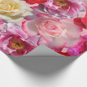 Cadeau papier d'emballage rose (Coin)