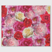 Cadeau papier d'emballage rose (Plat)