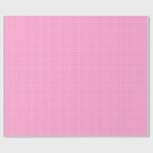 Cadeau Papier d'emballage rose de point de polka (Plat)