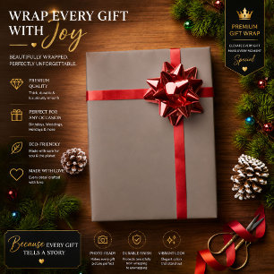 Cadeau Papier d'emballage rose poussiéreux personnalisé