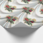 Cadeau Papier d'emballage rose satiné (Coin)