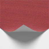 Cadeau Papier d'emballage rouge de carton ondulé (Coin)