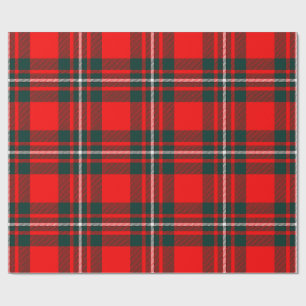 Cadeau Papier d'emballage Royal Stewart Clan Tartan