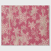 Cadeau Papier d'emballage rustique de vacances de Noël de (Plat)