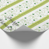 Cadeau Papier d'emballage Saint-Patrick Trèfle (Coin)