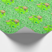 Cadeau Papier d'emballage Saint-Patrick Trèfle (Coin)