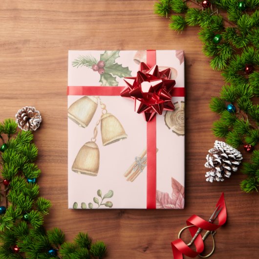 Cadeau Papier d'emballage Salon de Beauté Joyeux Noël (Cadeau de vacances)