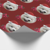 Cadeau Papier d'emballage Samoyed pour chiot (Coin)