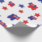 Cadeau Papier d'emballage sans couture républicain (Coin)